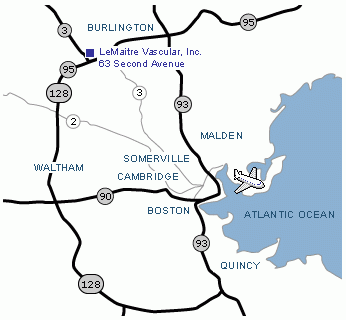 Boston Area Map