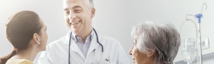 Doctor with Patients