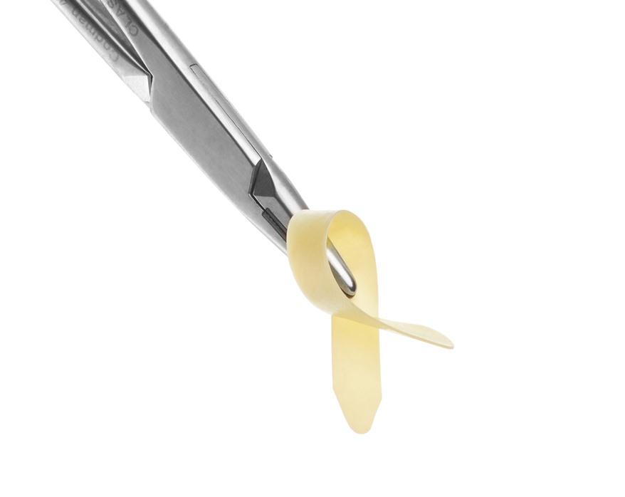 XenoSure Patch held with forceps